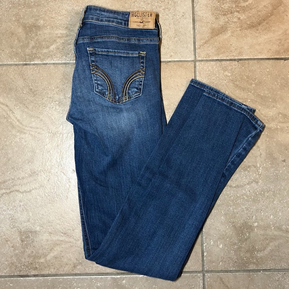 Hollister Low Rise Skinny Jean Dark Wash Size 5